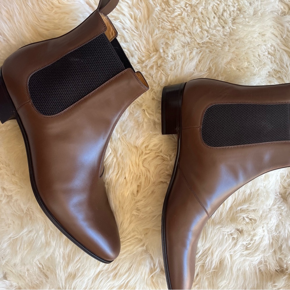Gucci Men’s Chelsea Boots - brown size 13